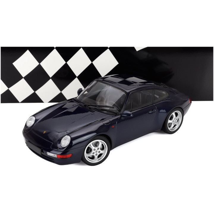 MINICHAMPS PORSCHE 911 993 COUPE 1993 - BLUE MET 1/18
