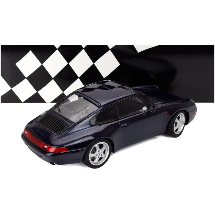 MINICHAMPS PORSCHE 911 993 COUPE 1993 - BLUE MET 1/18
