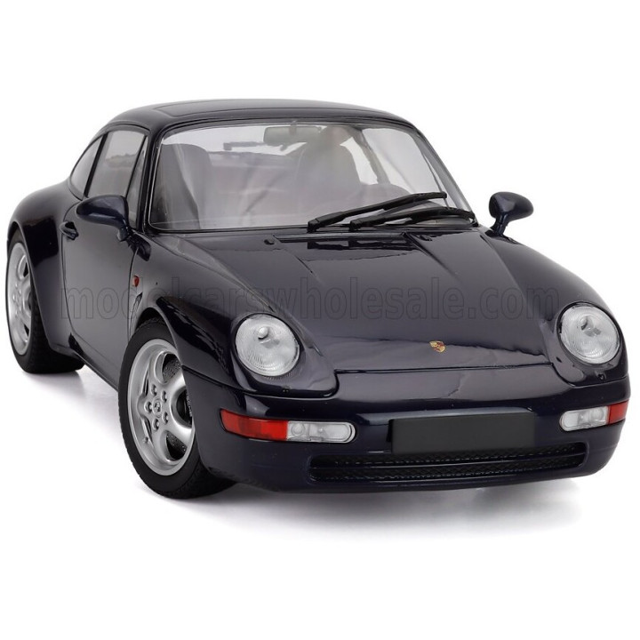 MINICHAMPS PORSCHE 911 993 COUPE 1993 - BLUE MET 1/18