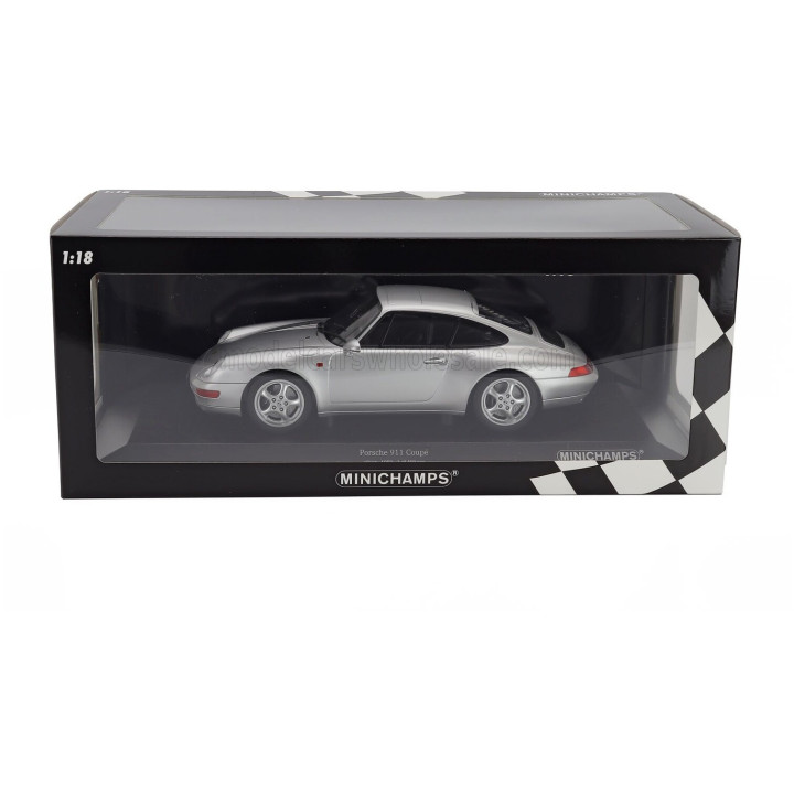 MINICHAMPS PORSCHE 911 993 COUPE 1993 - SILVER 1/18