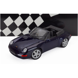 MINICHAMPS PORSCHE 911 993 CABRIOLET OPEN 1994 - BLUE MET 1/18