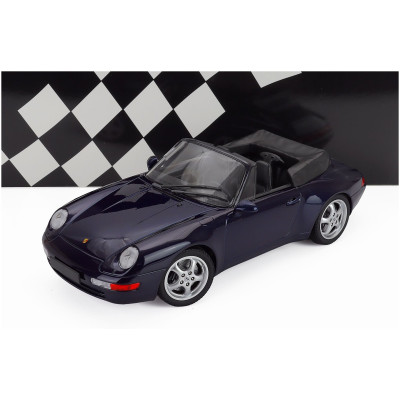 MINICHAMPS PORSCHE 911 993 CABRIOLET OPEN 1994 - BLUE MET 1/18