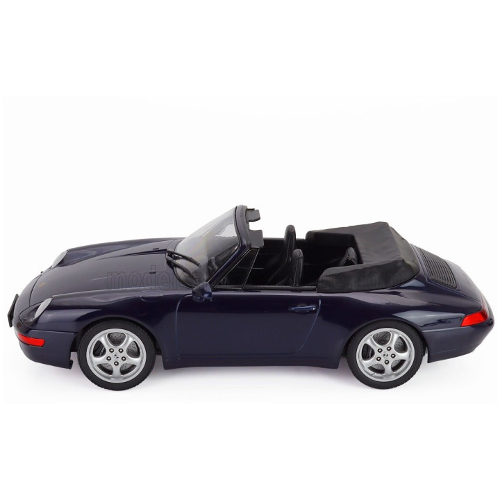 MINICHAMPS PORSCHE 911 993 CABRIOLET OPEN 1994 - BLUE MET 1/18