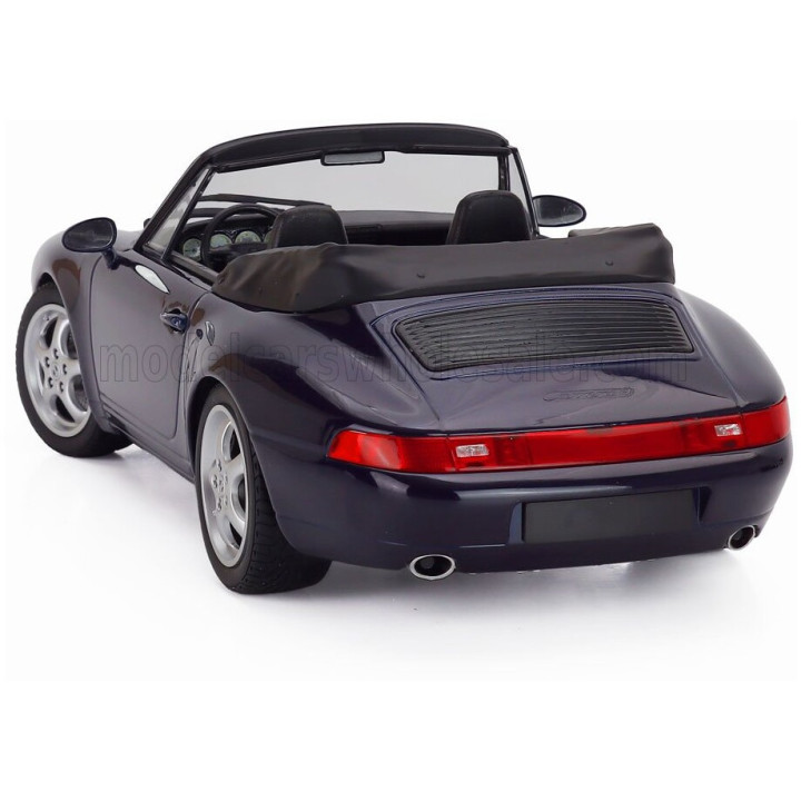 MINICHAMPS PORSCHE 911 993 CABRIOLET OPEN 1994 - BLUE MET 1/18