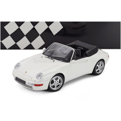 MINICHAMPS PORSCHE 911 993 CABRIOLET OPEN 1994 - WHITE 1/18