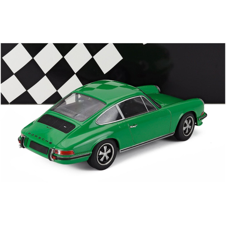 MINICHAMPS PORSCHE 911S COUPE 1972 - GREEN 1/18
