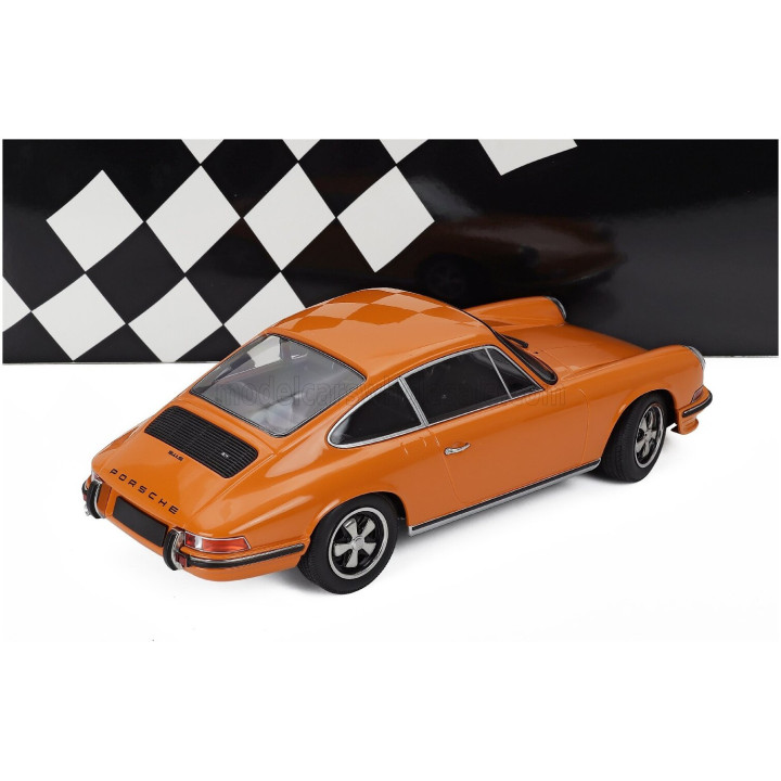 MINICHAMPS PORSCHE 911S COUPE 1972 - ORANGE 1/18