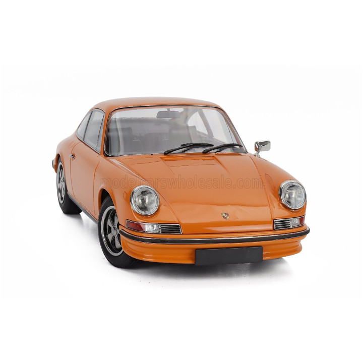 MINICHAMPS PORSCHE 911S COUPE 1972 - ORANGE 1/18