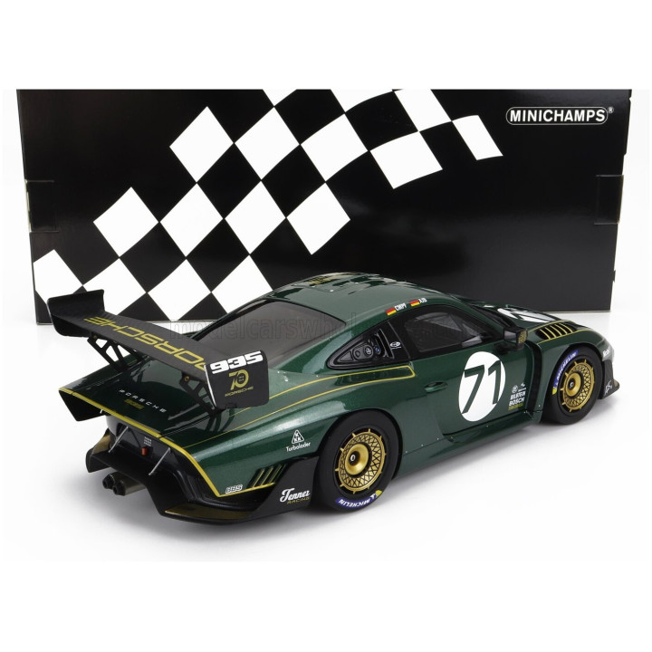 MINICHAMPS PORSCHE 935/19 BASE GT2 RS N 71 TENNER RACING 2019 - GREEN 1/18