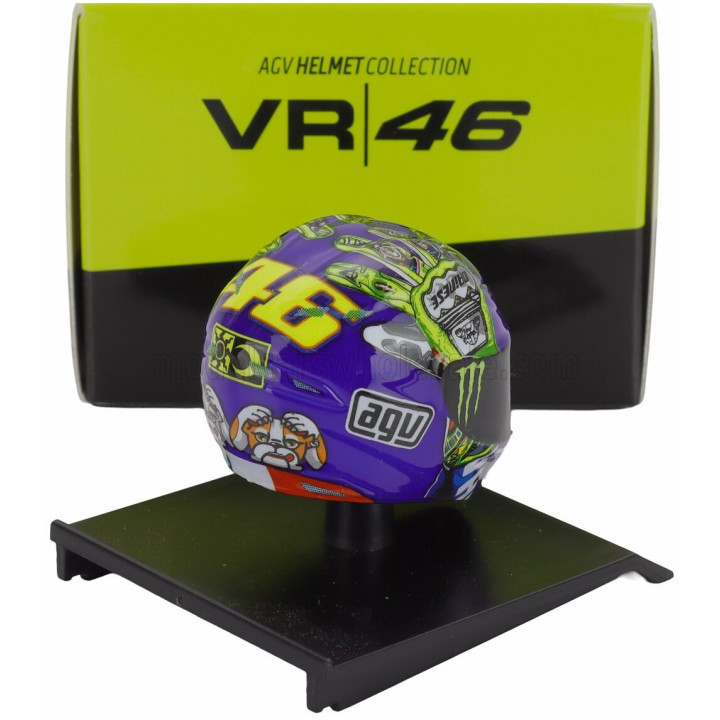 MINICHAMPS AGV CASCO HELMET VALENTINO ROSSI N 46 MOTOGP MUGELLO 2009 - VARIOUS 1/10