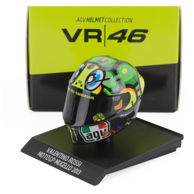 MINICHAMPS AGV CASCO HELMET VALENTINO ROSSI N 46 MOTOGP MUGELLO 2013 - VARIOUS 1/10