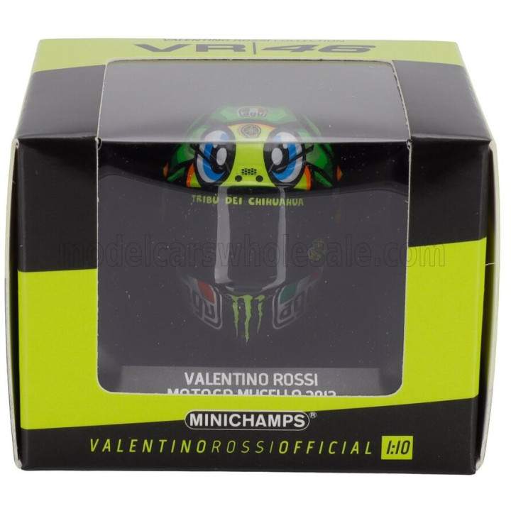 MINICHAMPS AGV CASCO HELMET VALENTINO ROSSI N 46 MOTOGP MUGELLO 2013 - VARIOUS 1/10