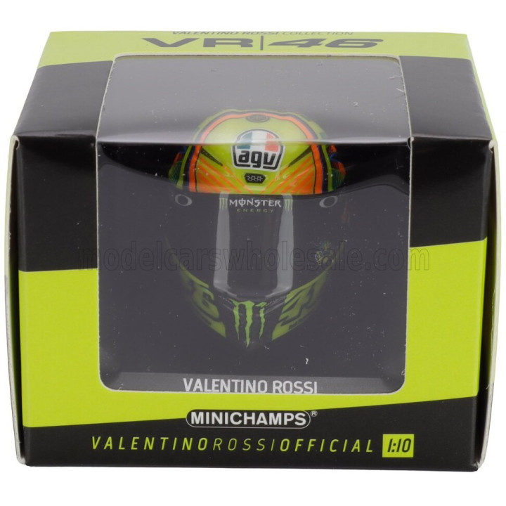MINICHAMPS AGV CASCO HELMET VALENTINO ROSSI N 46 MOTOGP QATAR 2014 - VARIOUS 1/10