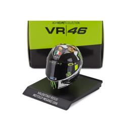MINICHAMPS AGV CASCO HELMET VALENTINO ROSSI N 46 MOTOGP MISANO 2016 - VARIOUS 1/10