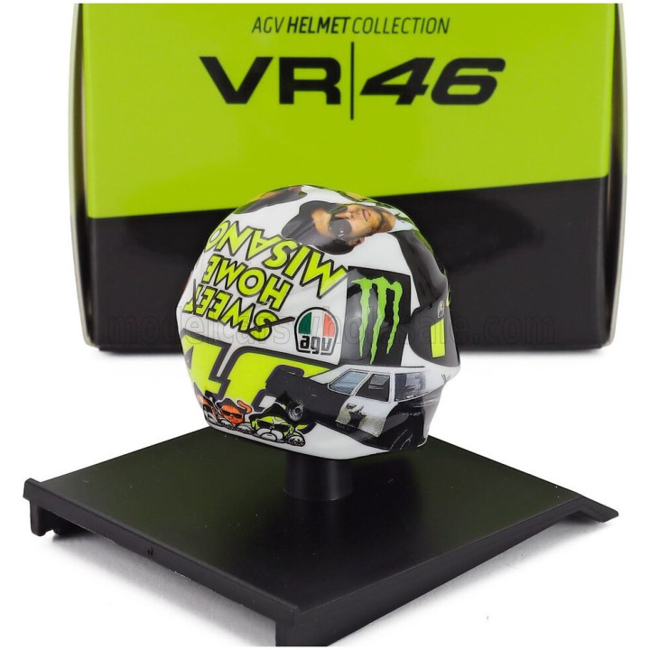 MINICHAMPS AGV CASCO HELMET VALENTINO ROSSI N 46 MOTOGP MISANO 2016 - VARIOUS 1/10