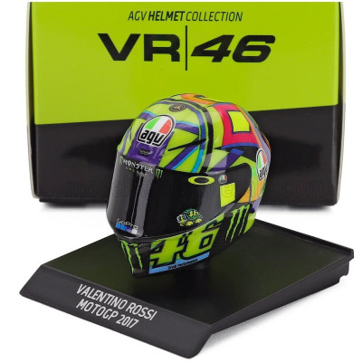 MINICHAMPS AGV CASCO HELMET VALENTINO ROSSI N 46 MOTOGP SEASON 2017 - VARIOUS 1/10