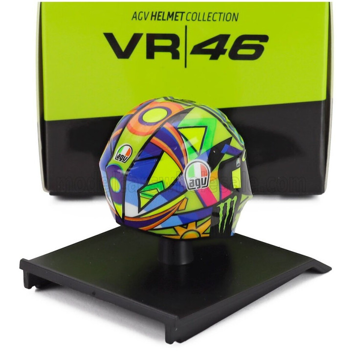 MINICHAMPS AGV CASCO HELMET VALENTINO ROSSI N 46 MOTOGP SEASON 2017 - VARIOUS 1/10