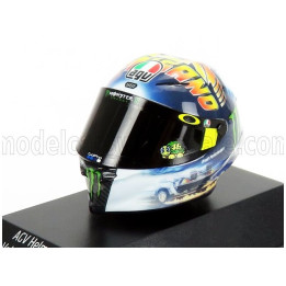 MINICHAMPS AGV CASCO HELMET MISANO MOTOGP 2018 VALENTINO ROSSI - VARIOUS 1/8