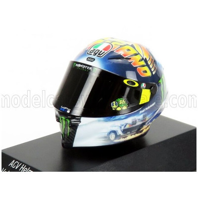 MINICHAMPS AGV CASCO HELMET MISANO MOTOGP 2018 VALENTINO ROSSI - VARIOUS 1/8