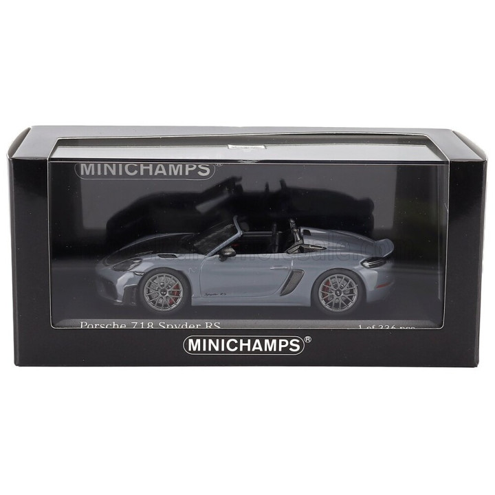 MINICHAMPS PORSCHE SPYDER RS WEISSACH PACKAGE 2024 - GREY BLACK 1/43