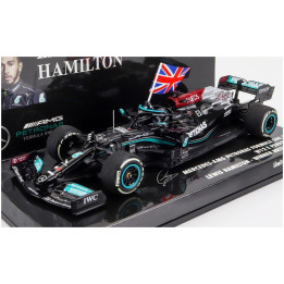 MINICHAMPS MERCEDES GP F1 W12 MERCEDES M12 EQ POWER+ TEAM AMG PETRONAS MOTORSPORT FORMULA ONE N 44 WINNER BRITISH SILVERSTONE