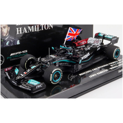 MINICHAMPS MERCEDES GP F1 W12 MERCEDES M12 EQ POWER+ TEAM AMG PETRONAS MOTORSPORT FORMULA ONE N 44 WINNER BRITISH SILVERSTONE
