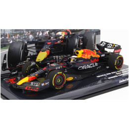 MINICHAMPS RED BULL F1 RB18 TEAM ORACLE RED BULL RACING N 1 WINNER CANADIAN GP WORLD CHAMPION 2022 MAX VERSTAPPEN - MATT BLUE