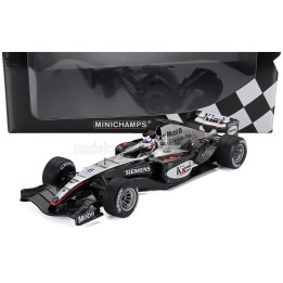 MINICHAMPS McLAREN F1 MP4/19 MERCEDES N 6 SEASON 2004 KIMI RAIKKONEN - BLACK SILVER 1/18