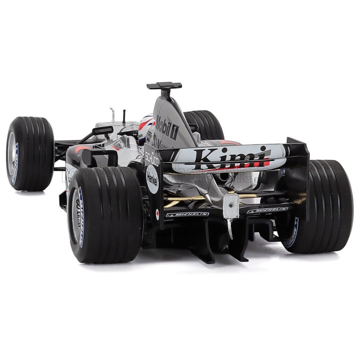 MINICHAMPS McLAREN F1 MP4/19 MERCEDES N 6 SEASON 2004 KIMI RAIKKONEN - BLACK SILVER 1/18