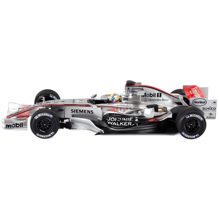 MINICHAMPS McLAREN F1 MP4/21 TEAM MCLAREN MERCEDES N 4 SEASON 2006 JUAN PABLO MONTOYA - SILVER BLACK RED 1/18