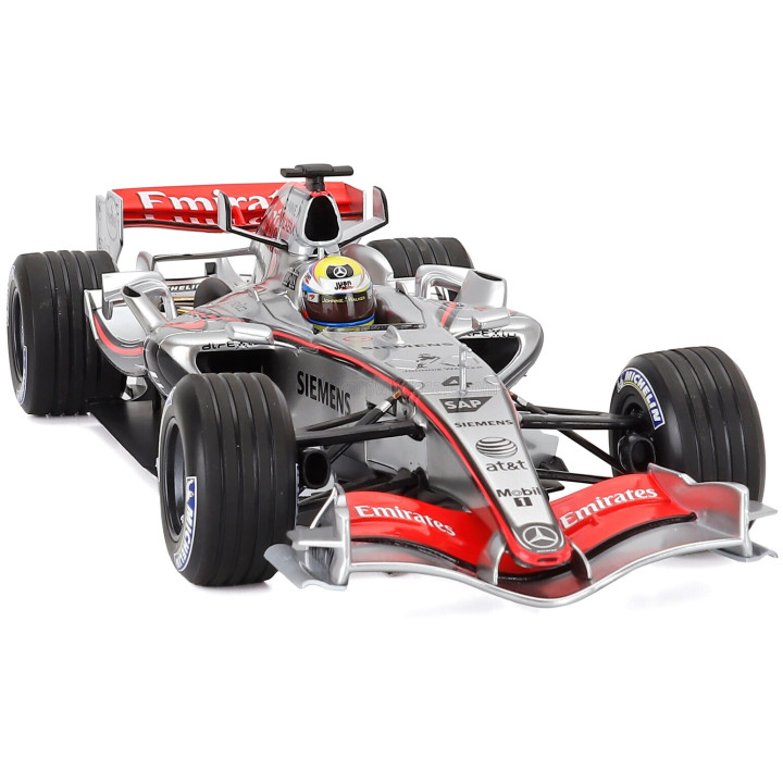MINICHAMPS McLAREN F1 MP4/21 TEAM MCLAREN MERCEDES N 4 SEASON 2006 JUAN PABLO MONTOYA - SILVER BLACK RED 1/18