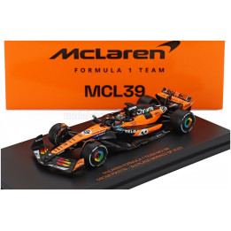 MINICHAMPS McLAREN F1 MCL39 TEAM MCLAREN N 81 3rd MONACO GP 2025 OSCAR PIASTRI - ORANGE BLACK 1/64