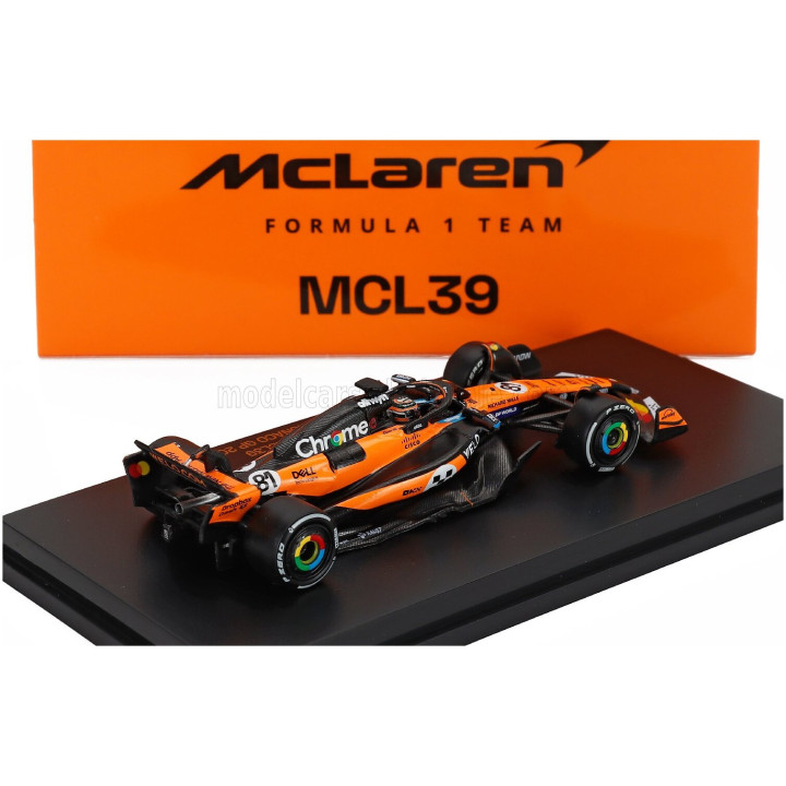 MINICHAMPS McLAREN F1 MCL39 TEAM MCLAREN N 81 3rd MONACO GP 2025 OSCAR PIASTRI - ORANGE BLACK 1/64