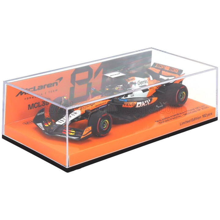 MINICHAMPS McLAREN F1 MCL39 TEAM MCLAREN N 81 5th MEXICO GP 2025 OSCAR PIASTRI - ORANGE BLACK 1/43