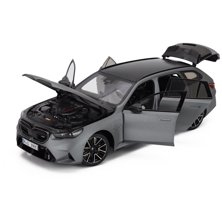 MINICHAMPS BMW 5-SERIES M5 (G99) TOURING SW STATION WAGON 2024 - FROZEN GREY 1/18