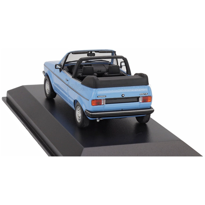 MINICHAMPS VOLKSWAGEN GOLF MKI CABRIOLET OPEN 1979 - LIGHT BLUE 1/43