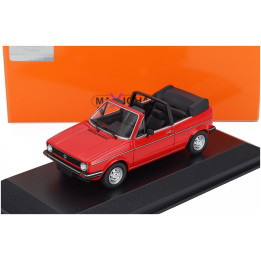 MINICHAMPS VOLKSWAGEN GOLF MKI CABRIOLET OPEN 1979 - RED 1/43