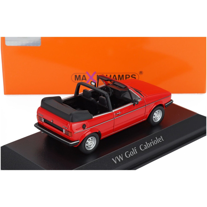 MINICHAMPS VOLKSWAGEN GOLF MKI CABRIOLET OPEN 1979 - RED 1/43
