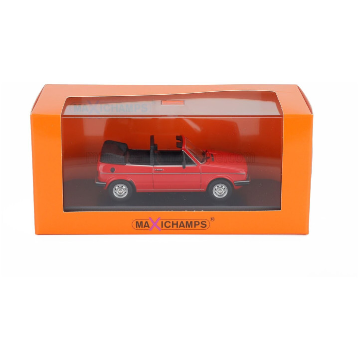 MINICHAMPS VOLKSWAGEN GOLF MKI CABRIOLET OPEN 1979 - RED 1/43