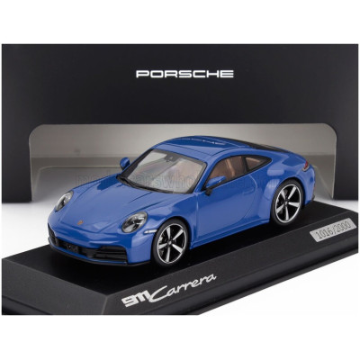 MINICHAMPS PORSCHE 911 992-2 CARRERA COUPE 2024 - BLUE 1/43