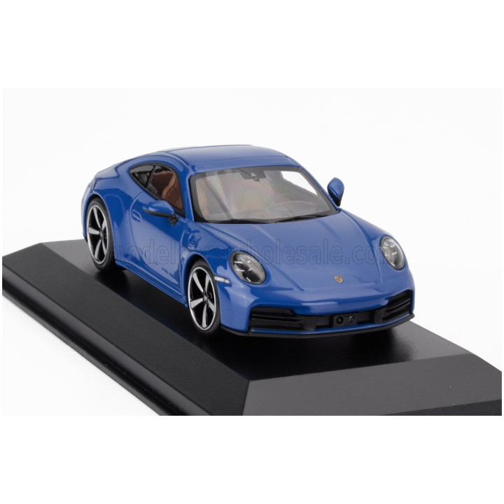 MINICHAMPS PORSCHE 911 992-2 CARRERA COUPE 2024 - BLUE 1/43