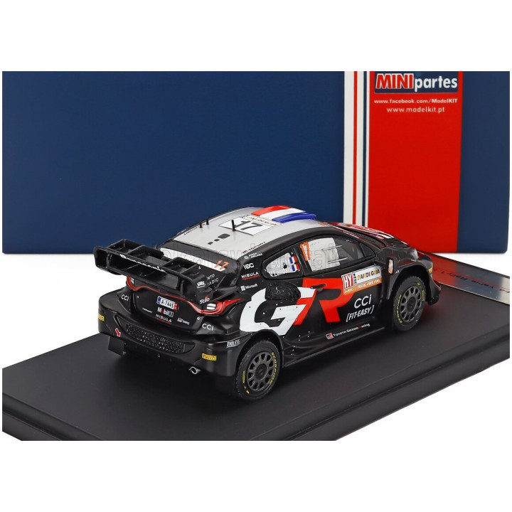 MINIPARTES TOYOTA YARIS GR RALLY1 HYBRID TEAM TOYOTA GAZOO RACING WRT N 17 2nd RALLY SARDINIA 2024 SEBASTIEN OGIER - VINCENT