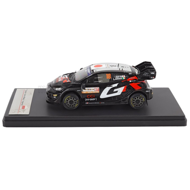 MINIPARTES TOYOTA YARIS GR RALLY1 HYBRID TEAM TOYOTA GAZOO RACING WRT N 18 RALLY SARDINIA 2024 TAKAMOTO KATSUTA - AARON