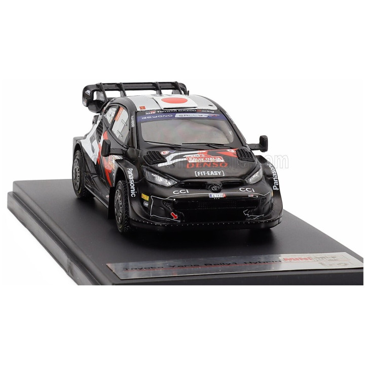 MINIPARTES TOYOTA YARIS GR RALLY1 HYBRID TEAM TOYOTA GAZOO RACING WRT N 18 RALLY SARDINIA 2024 TAKAMOTO KATSUTA - AARON
