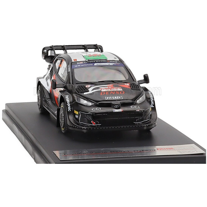 MINIPARTES TOYOTA YARIS GR RALLY1 HYBRID TEAM TOYOTA GAZOO RACING WRT N 33 4th RALLY SARDINIA 2024 ELFYN EVANS - SCOTT MARTIN