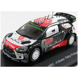 MINIPARTES CITROEN DS3 WRC ABU DHABI N 3 RALLY OF PORTUGAL 2015 KRIGS MEEKE - PAUL NAGLE - WHITE BLACK RED 1/43