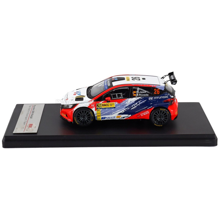 MINIPARTES HYUNDAI i20 RALLY2 TEAM TEO MARTIN MOTORSPORT N 26 RALLY CATALUNYA SPAIN 2022 PEPE LOPEZ - BORJA ROZADA - WHITE RED