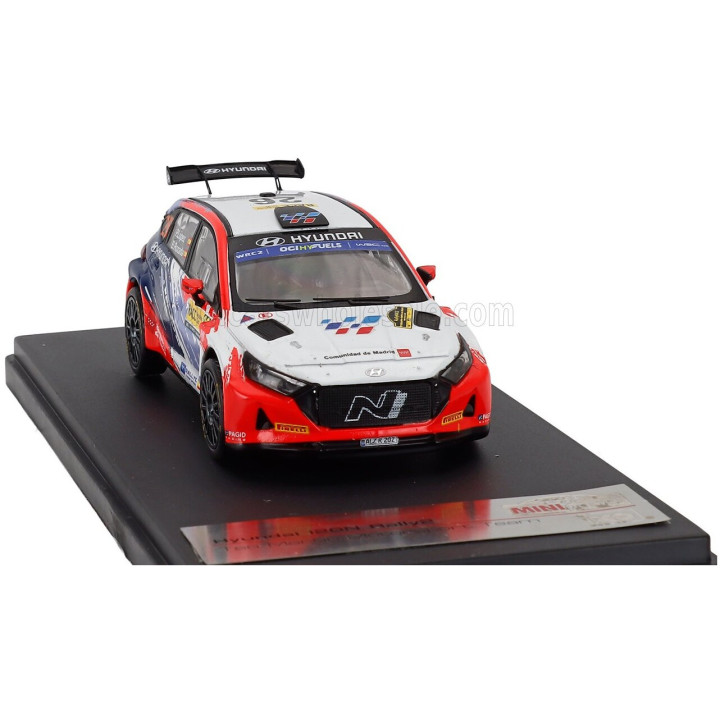 MINIPARTES HYUNDAI i20 RALLY2 TEAM TEO MARTIN MOTORSPORT N 26 RALLY CATALUNYA SPAIN 2022 PEPE LOPEZ - BORJA ROZADA - WHITE RED