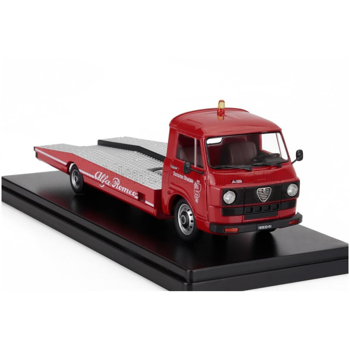 MITICA DIECAST ALFA ROMEO A12 (F12) CARRO ATTREZZI SECONDA SERIE 1977 - TOW TRUCK - ABSCHLEPPWAGEN - DEPANNEUSE - RED BLACK 1/43