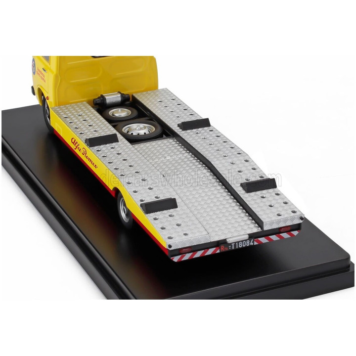 MITICA DIECAST ALFA ROMEO A12 (F12) CARRO ATTREZZI SECONDA SERIE 1977 - TOW TRUCK - ABSCHLEPPWAGEN - DEPANNEUSE - YELLOW RED